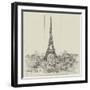 The Paris Exhibition, General View of the Exhibition Buildings, from the Trocadero-Frank Watkins-Framed Giclee Print