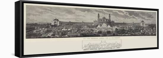 The Paris Exhibition, General View of the Trocadero-Auguste Victor Deroy-Framed Stretched Canvas