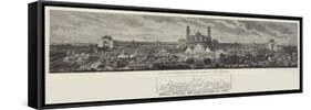 The Paris Exhibition, General View of the Trocadero-Auguste Victor Deroy-Framed Stretched Canvas