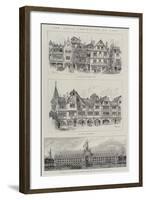 The Paris Exhibition of 1900-Albert Robida-Framed Giclee Print