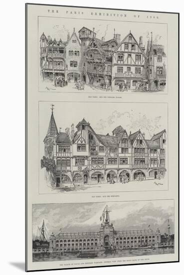 The Paris Exhibition of 1900-Albert Robida-Mounted Giclee Print