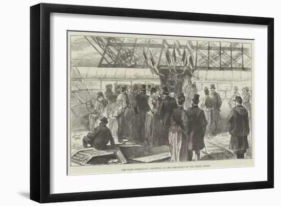 The Paris Exhibition, Reception on the Completion of the Eiffel Tower-null-Framed Giclee Print