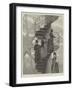 The Paris Exhibition, Sunday Reception at the Eiffel Tower-Julius Mandes Price-Framed Giclee Print