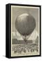 The Paris Exhibition, the Monster Balloon in the Place De Carrousel-null-Framed Stretched Canvas