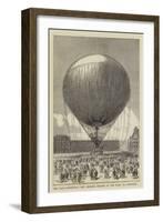 The Paris Exhibition, the Monster Balloon in the Place De Carrousel-null-Framed Giclee Print