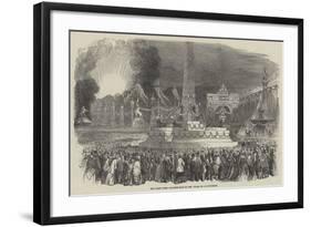 The Paris Fete, Illumination in the Place De La Concorde-null-Framed Giclee Print