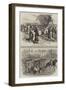 The Paris Fetes, Passage of the Turcos-Edmond Morin-Framed Giclee Print