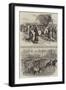 The Paris Fetes, Passage of the Turcos-Edmond Morin-Framed Giclee Print