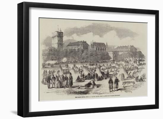 The Paris Fetes, the Camp at St Maur-Felix Thorigny-Framed Giclee Print