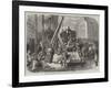 The Paris International Exhibition, the Locomotive Crane at Work-null-Framed Giclee Print