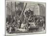 The Paris International Exhibition, the Locomotive Crane at Work-null-Mounted Giclee Print