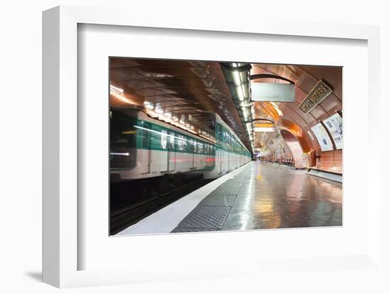 The Paris Metro Station of Arts Et Metiers, Paris, France, Europe-Julian Elliott-Framed Photographic Print