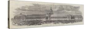 The Paris Permanent and Universal Exhibition Building in Course of Construction-null-Stretched Canvas