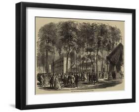 The Paris Poultry Show, in the Champs Elysees-null-Framed Giclee Print