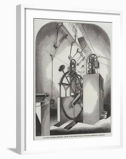 The Paris Universal Exhibition, Model of the Transit Circle in the Royal Observatory, Greenwich-null-Framed Giclee Print