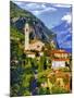 The Parish Church in the Village of Limone on Lake Garda, Italy-Richard Duval-Mounted Photographic Print