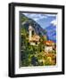 The Parish Church in the Village of Limone on Lake Garda, Italy-Richard Duval-Framed Photographic Print