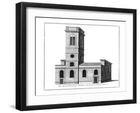 'The Parish Church of Alhallows the Great in Thames Street.', c1772-Benjamin Cole-Framed Giclee Print