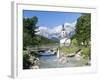 The parish church of Ramsau in Bavaria, Bavaria, Germany.-Martin Zwick-Framed Photographic Print