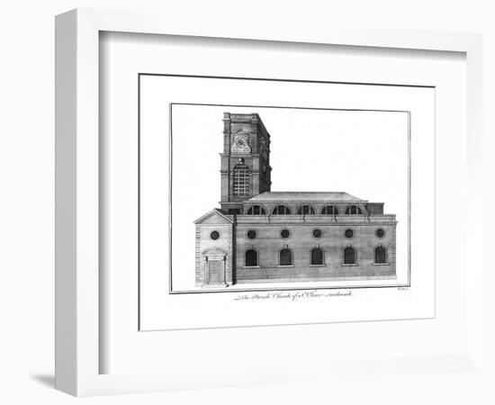 'The Parish Church of St.Olave. Southwark.', c1756-Benjamin Cole-Framed Giclee Print