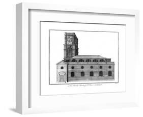 'The Parish Church of St.Olave. Southwark.', c1756-Benjamin Cole-Framed Giclee Print