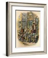 The Parish Engine, C1900-George Cruikshank-Framed Giclee Print