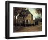 The Parish House in Nuenen-Vincent van Gogh-Framed Art Print