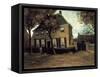 The Parish House in Nuenen-Vincent van Gogh-Framed Stretched Canvas