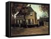 The Parish House in Nuenen-Vincent van Gogh-Framed Stretched Canvas