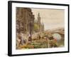 The Parisian Flower Market-Marie Francois Firmin-Girard-Framed Giclee Print