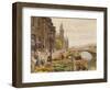 The Parisian Flower Market-Marie Francois Firmin-Girard-Framed Giclee Print