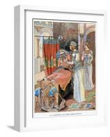 The Parisian Woman During the Time of the Merovingians, C5th-8th Century Ad, C1870-1950-Ferdinand Sigismund Bac-Framed Giclee Print