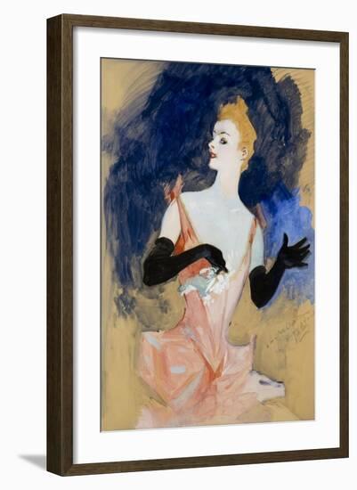 The Parisian-Jules Chéret-Framed Giclee Print