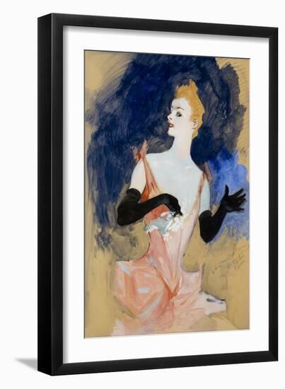 The Parisian-Jules Chéret-Framed Giclee Print