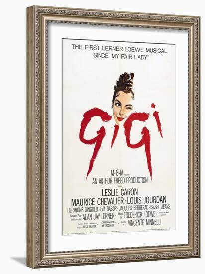 The Parisians, 1958, "Gigi" Directed by Vincente Minnelli-null-Framed Giclee Print