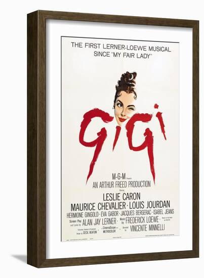 The Parisians, 1958, "Gigi" Directed by Vincente Minnelli-null-Framed Giclee Print