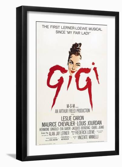 The Parisians, 1958, "Gigi" Directed by Vincente Minnelli-null-Framed Giclee Print