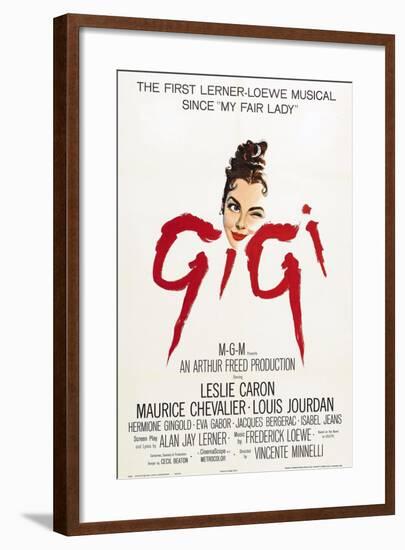 The Parisians, 1958, "Gigi" Directed by Vincente Minnelli-null-Framed Giclee Print