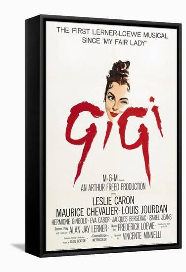 The Parisians, 1958, "Gigi" Directed by Vincente Minnelli-null-Framed Stretched Canvas