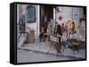 The Parisians: Artists on Place du Terte Near Sacre Coeur Montmartre-Alfred Eisenstaedt-Framed Stretched Canvas