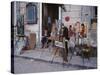 The Parisians: Artists on Place du Terte Near Sacre Coeur Montmartre-Alfred Eisenstaedt-Stretched Canvas