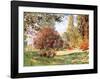 The Park at Monceau-Claude Monet-Framed Art Print