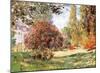 The Park at Monceau-Claude Monet-Mounted Art Print