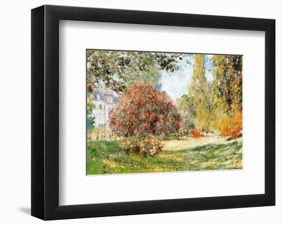 The Park at Monceau-Claude Monet-Framed Art Print