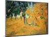 The Park at St. Paul's Hospital, St. Remy, 1889-Vincent van Gogh-Mounted Giclee Print