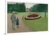 The Park of the Caillebotte Property at Yerres, 1875-Gustave Caillebotte-Framed Giclee Print