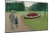 The Park of the Caillebotte Property at Yerres, 1875-Gustave Caillebotte-Mounted Giclee Print