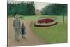 The Park of the Caillebotte Property at Yerres, 1875-Gustave Caillebotte-Stretched Canvas