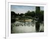 The Park of the Jardin D'Acclimatation, Paris (XVIth Arrondissement), Circa 1890-1895-Leon, Levy et Fils-Framed Photographic Print