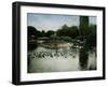 The Park of the Jardin D'Acclimatation, Paris (XVIth Arrondissement), Circa 1890-1895-Leon, Levy et Fils-Framed Premium Photographic Print